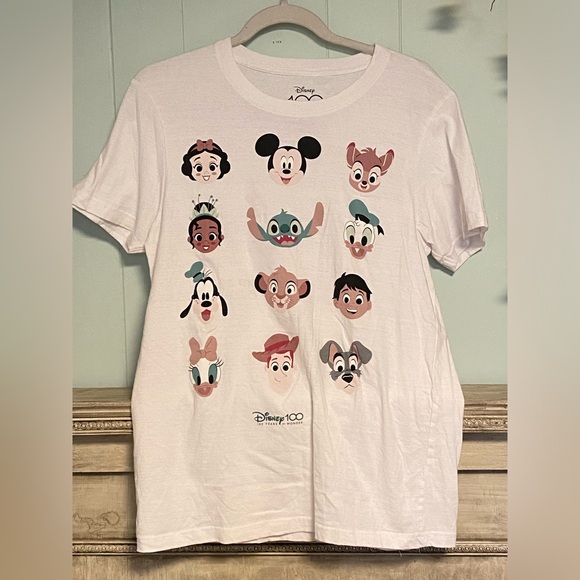 Disney Tops - 2/$15 EUC Adult Disney 100 Years Characters Tshirt Medium